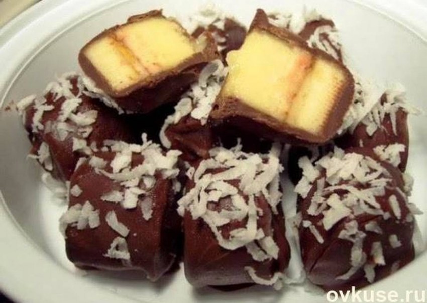 Банановый десерт с шоколадом
