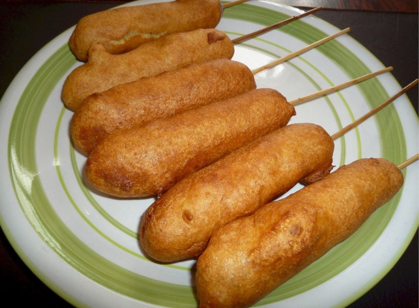 Корн доги и пиво