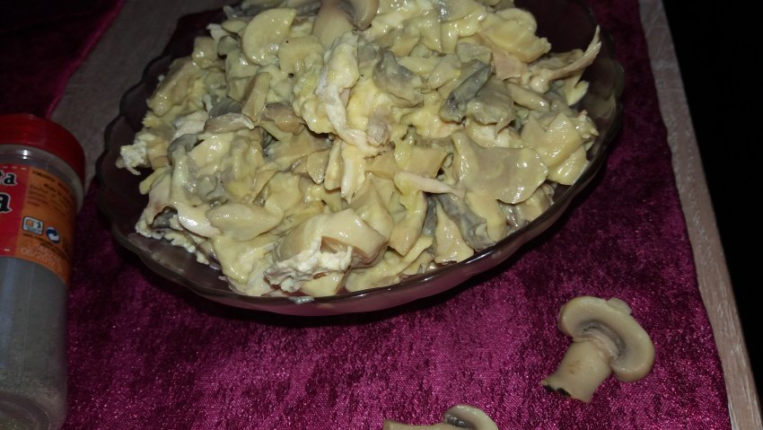 Салат грибная Поляна