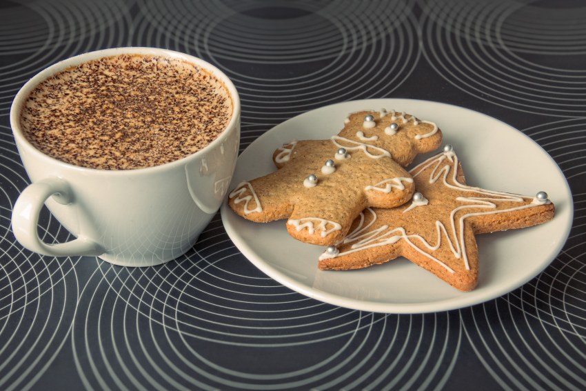 Кофе с печеньками