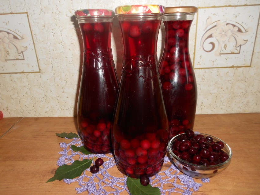 Компот вишневый домашний