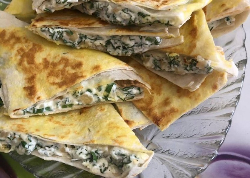 Армянский лаваш с сыром