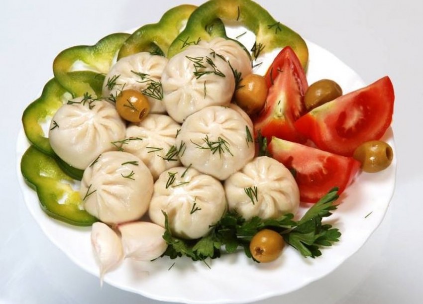 Хинкали с бараниной