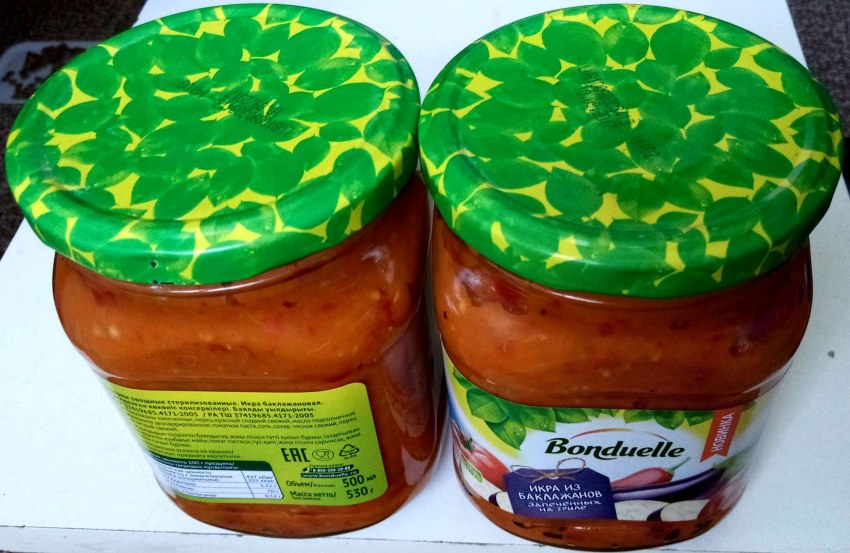 Икра из баклажанов кусками