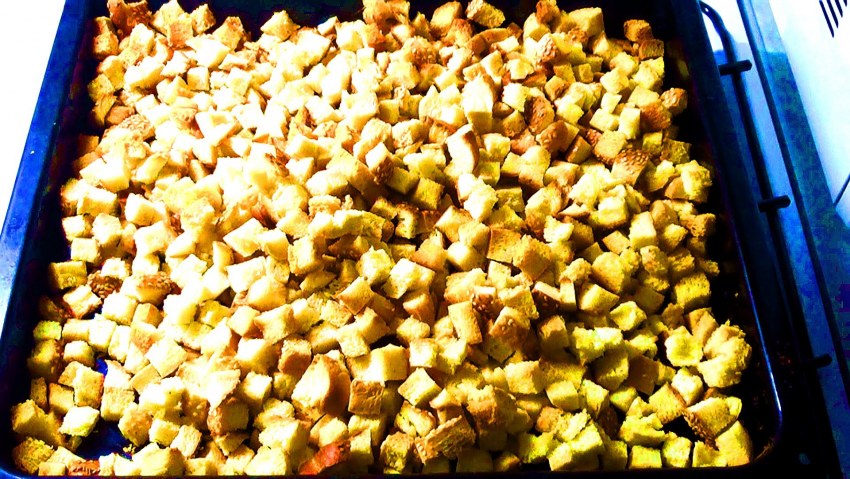 Чесночные гренки