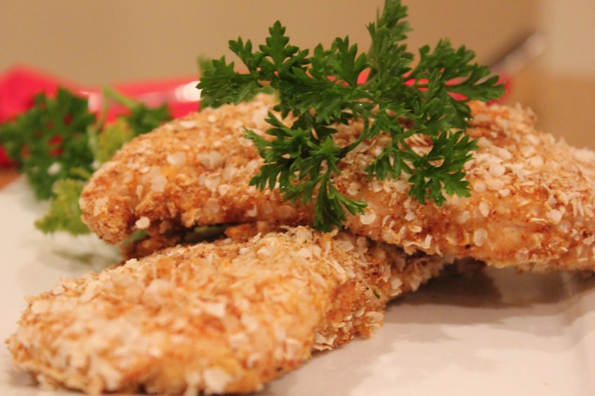 Куриные котлеты с овсяными хлопьями