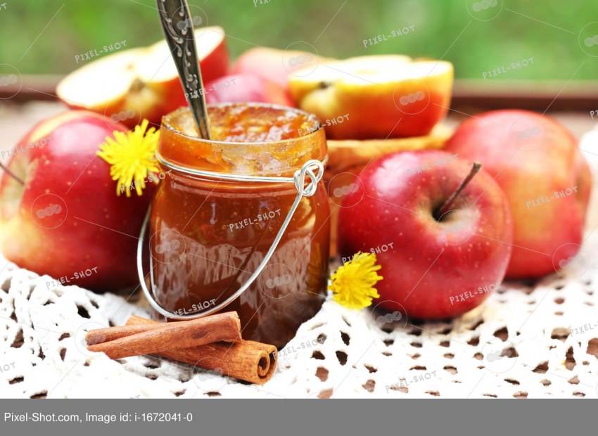 Джем из яблок кусочками