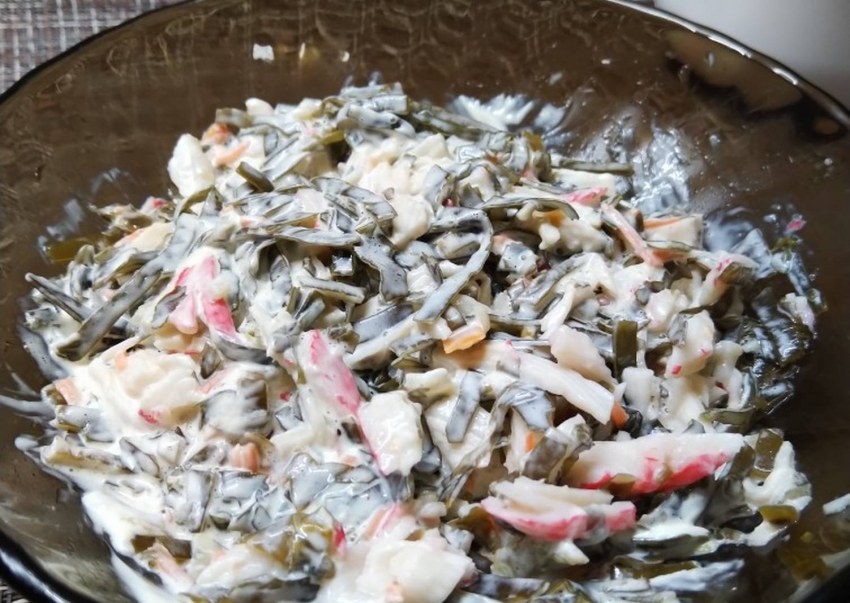 Морская капуста крабовые