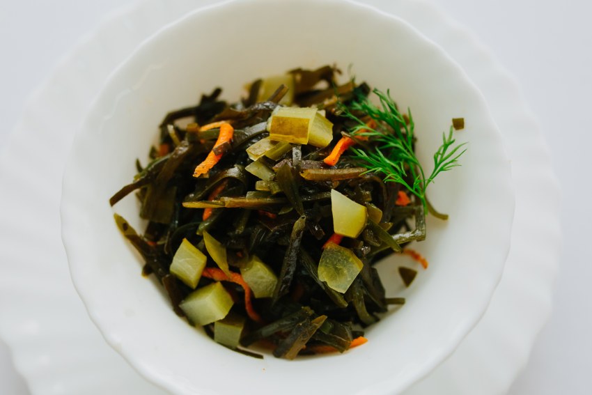 - Салат из морской капусты