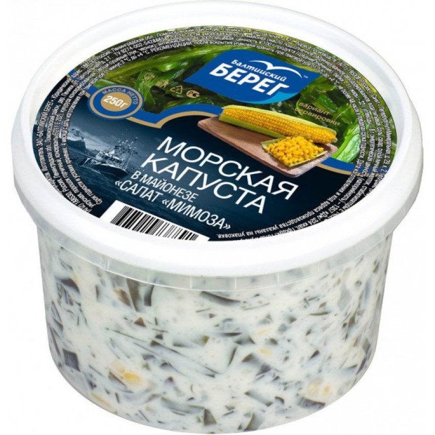 Морская капуста с морковью по-корейски