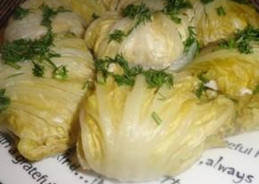 Голубцы из кимчи