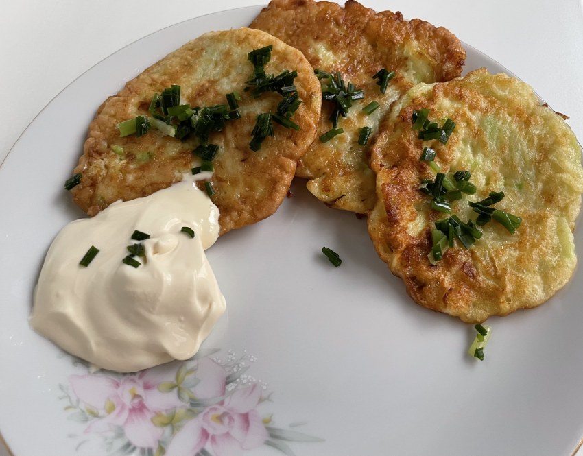 Кабачковые оладьи без глютена