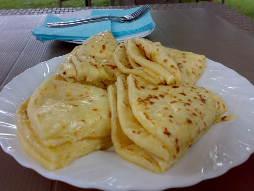 Хычины с картошкой и сыром