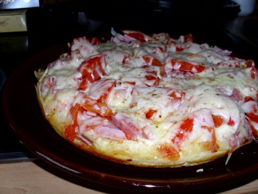 Хрустящий край пицца