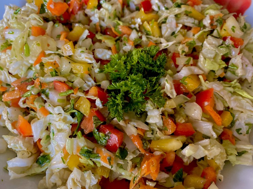 Салат пекинская капуста курица сыр