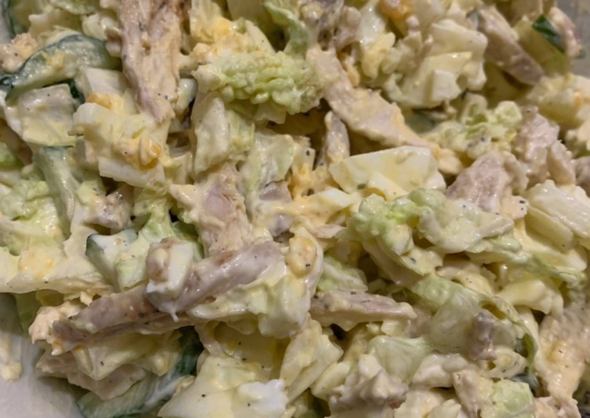 Салат с пекинской капустой от Юлии Высоцкой