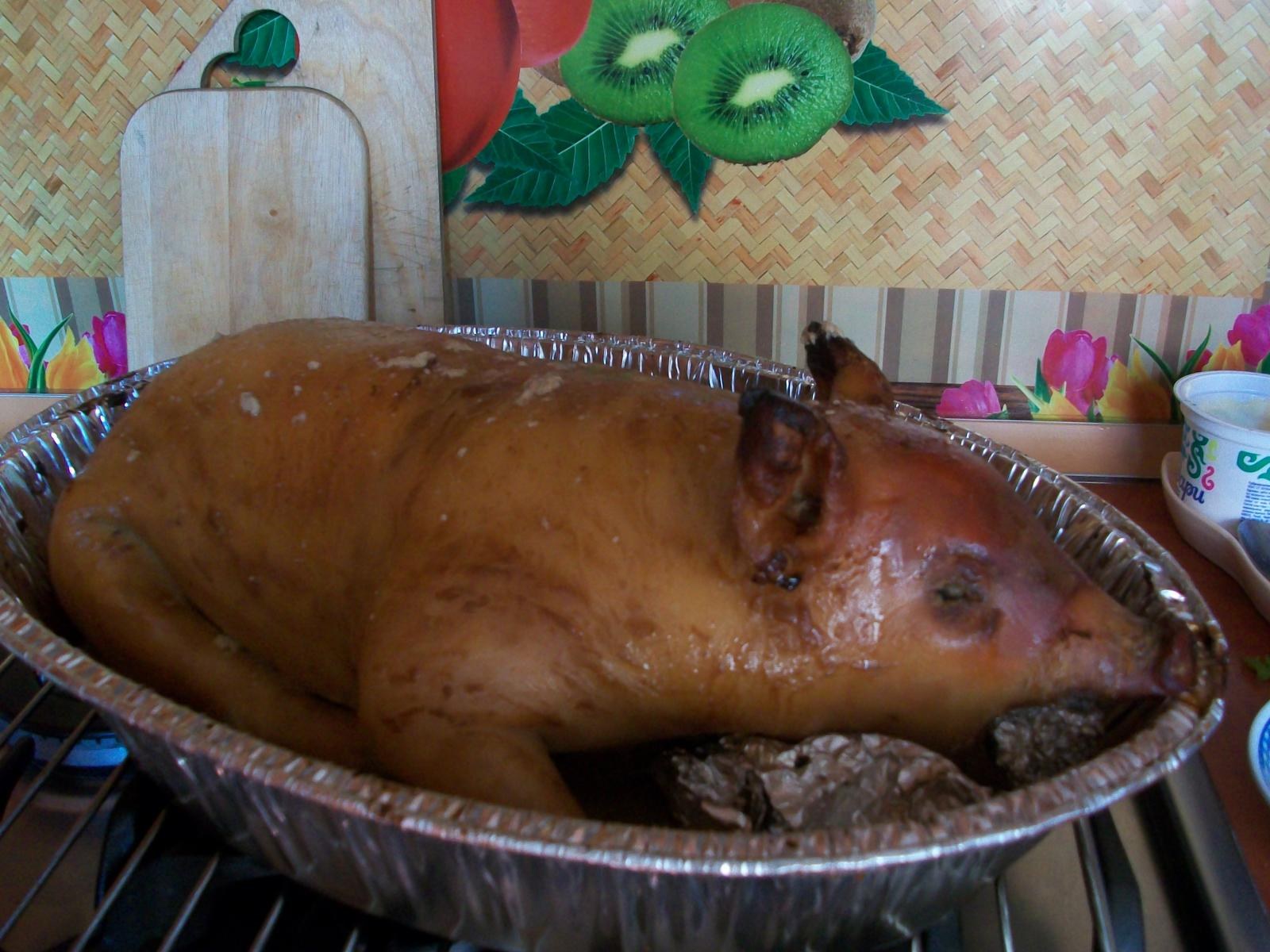 Голова свинья рецепт. Свиная голова запеченная в духовке.