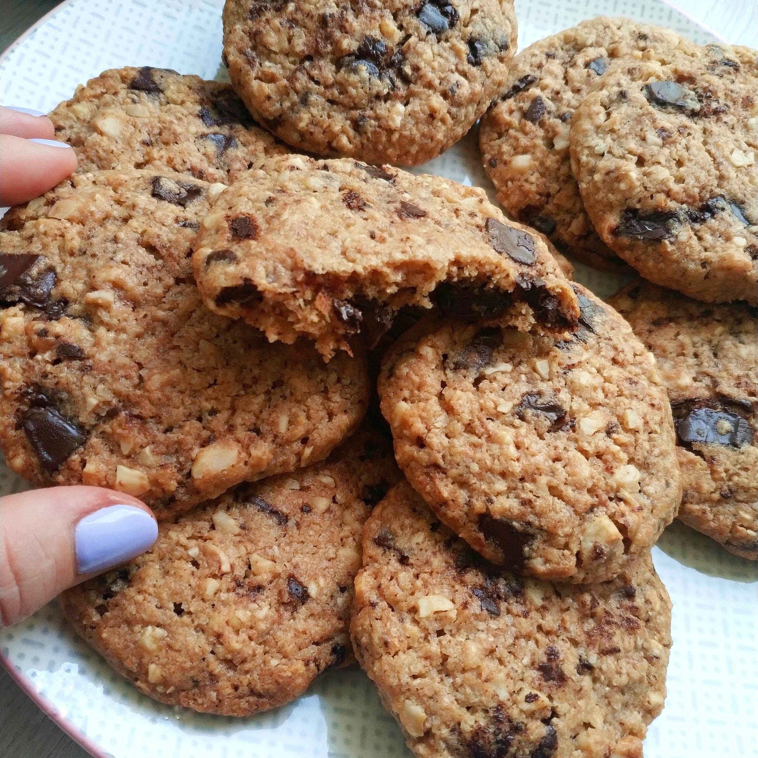 Печенье из овсянки с шоколадом