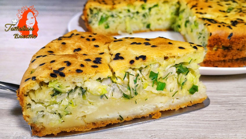 Капустный пирог заливной