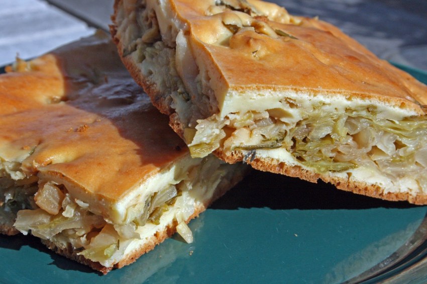 Кухня наизнанку заливной пирог с капустой