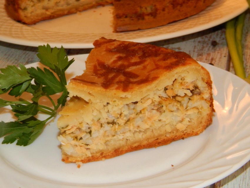 Кухня наизнанку капустный пирог заливной
