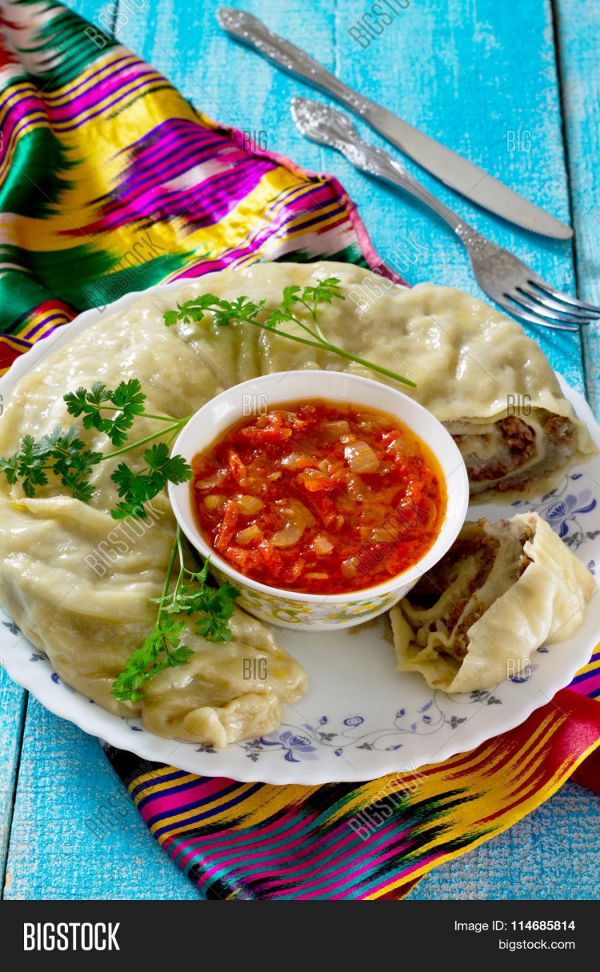 Гуль Ханум блюдо узбекской кухни