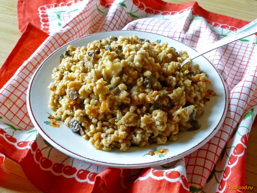 Перловка с капустой