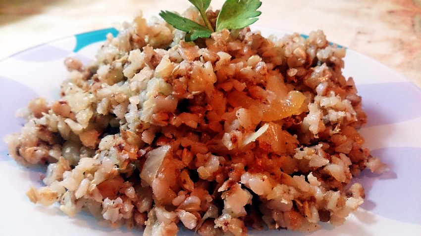 Гречка с капустой