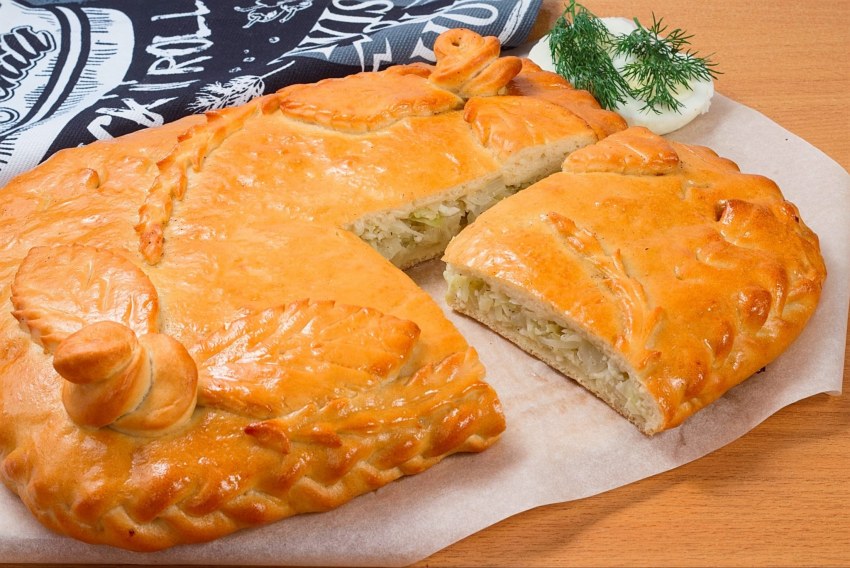 Пироги Штолле с капустой