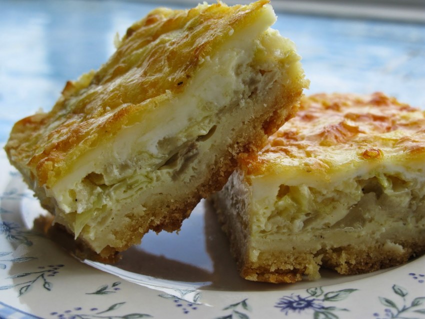 Капустный пирог заливной