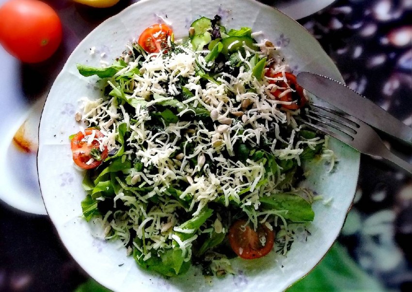 Салаты с рукколой простые и вкусные