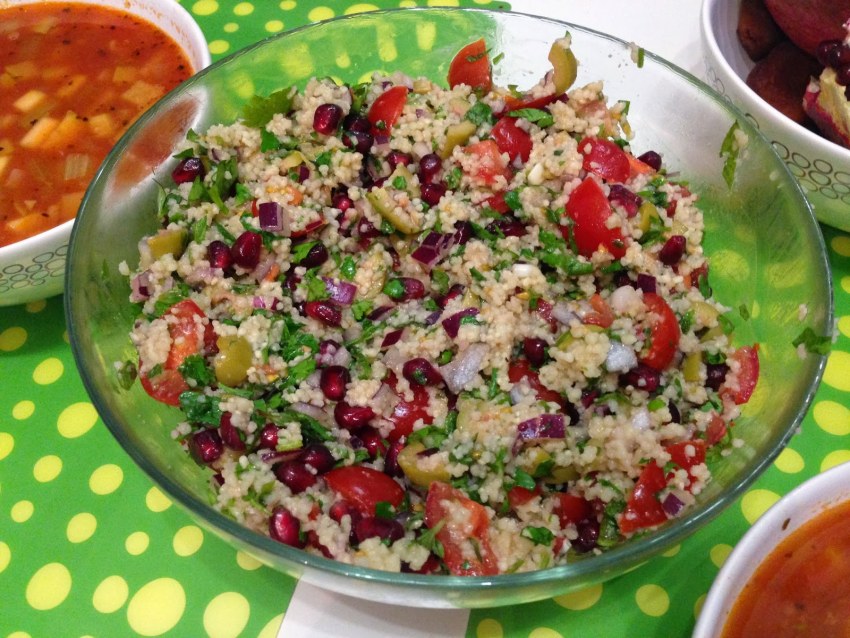 Марокканский салат с кускусом