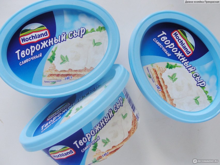 Творожный сыр Хохланд
