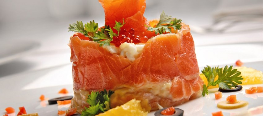 Салаты с рыбой и морепродуктами