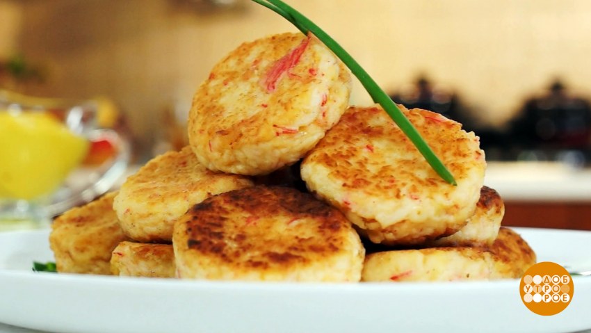Котлетки из крабового мяса