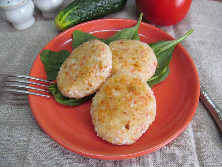 Крабовые палочки котлетки