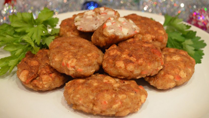 Крабовые котлетки от шеф повара
