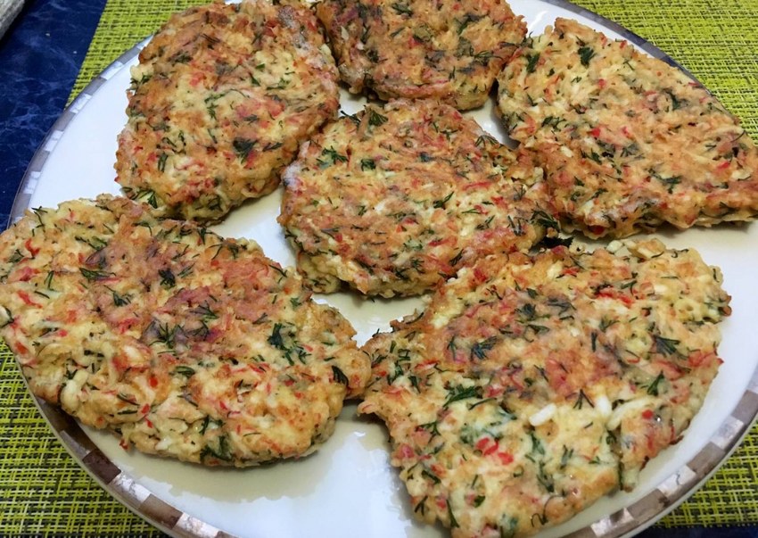 Блюда из крабовых палочек