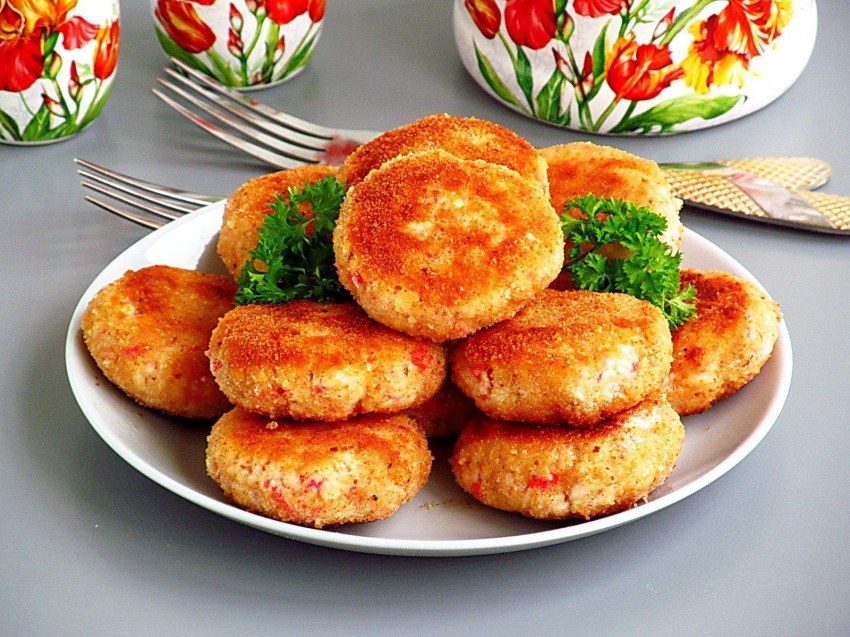 Крабовые котлетки Ивлев