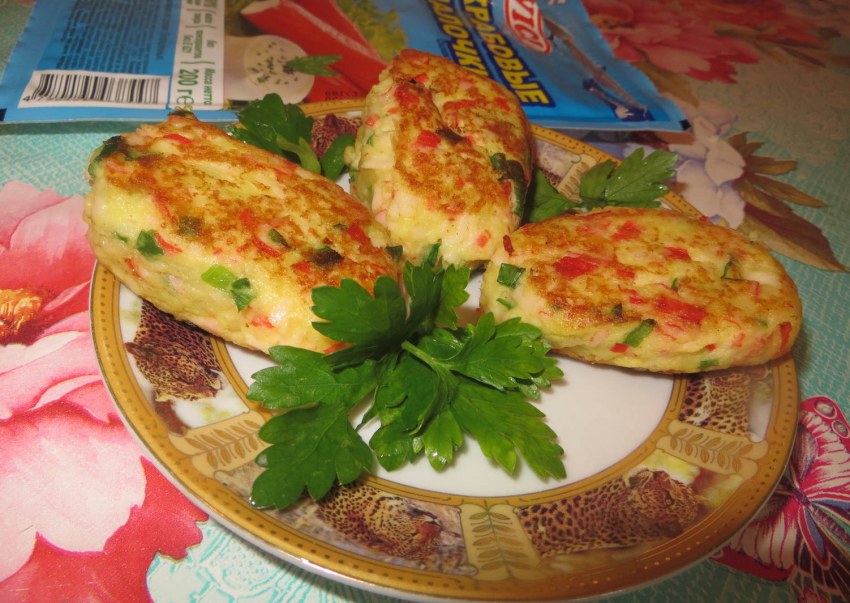 Крабовые котлетки