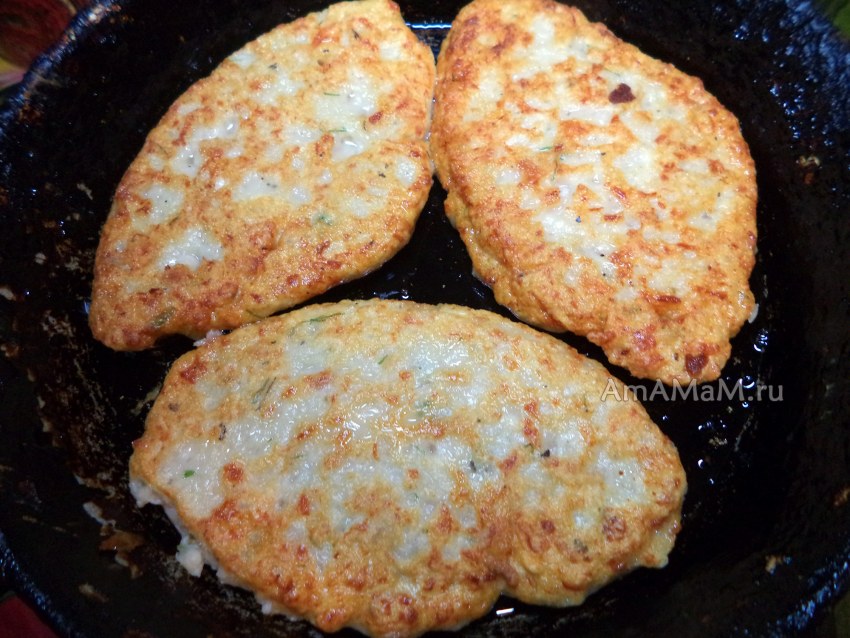 Куриные оладьи из куриной грудки