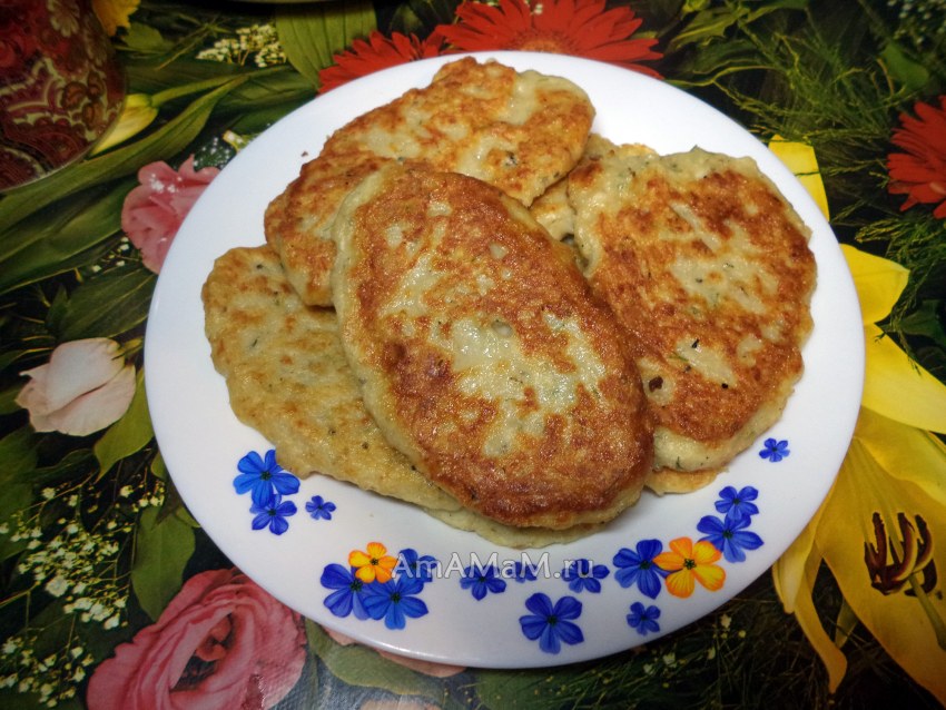 Куриные оладьи без яиц