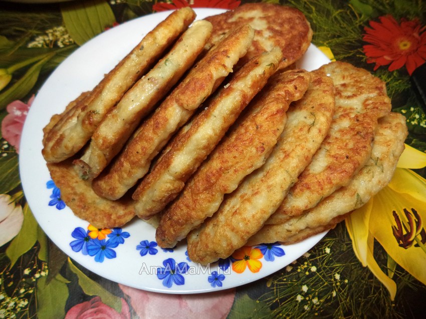 Куриные оладушки