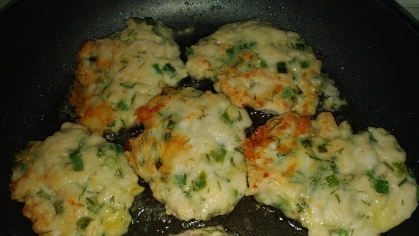 Оладьи из куриной грудки