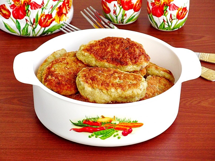 Рыбные котлеты в панировке