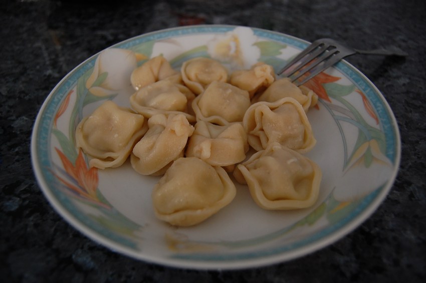 Пельмени с сюрпризом