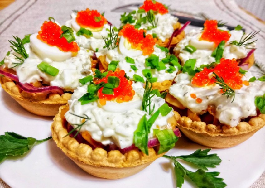 Тарталетки споре продуктами