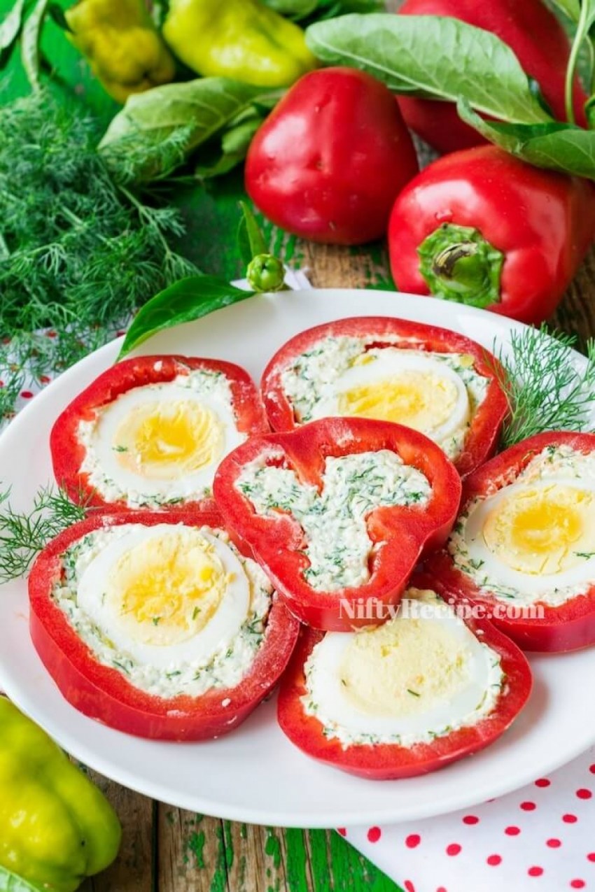 Закуска фаршированный перец
