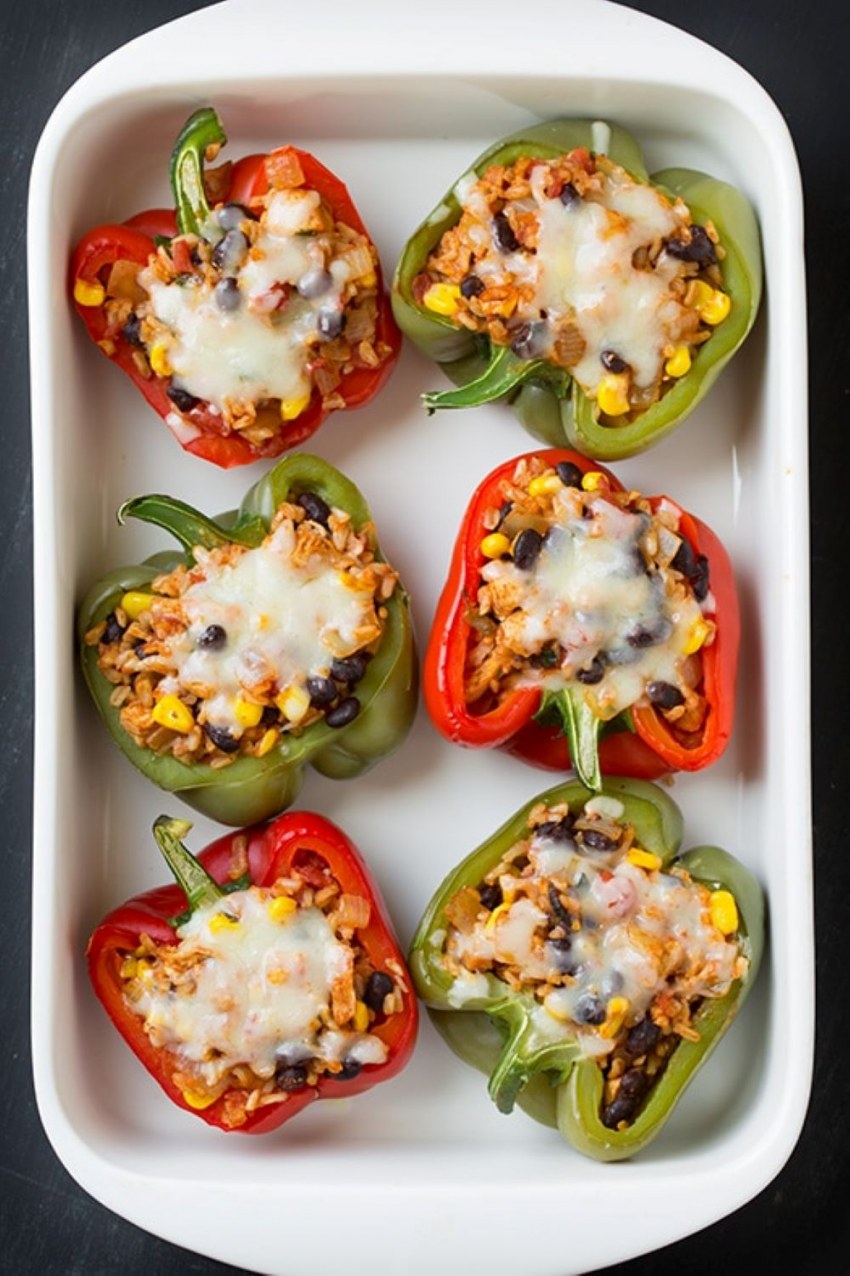 Перец фаршированный курицей