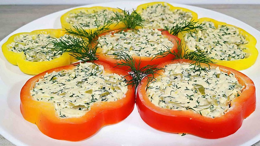 Перец фаршированный закуска холодная
